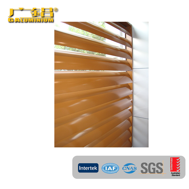 Nuansa Matahari Louver Aluminium Coklat